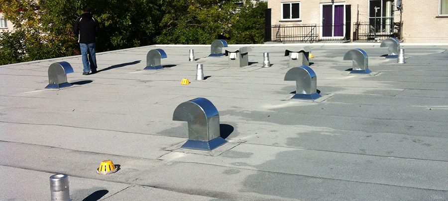 Ventilation de toiture à Montréal - RB Bélanger à Dorval